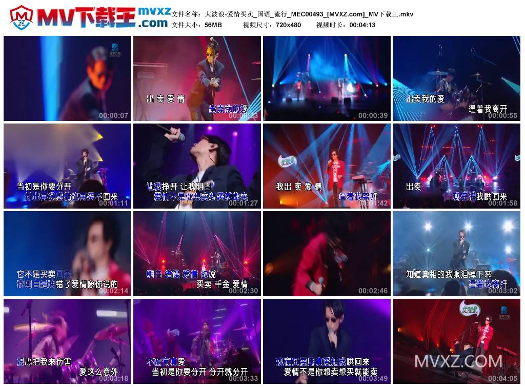 大波浪-爱情买卖_国语_流行_MEC00493